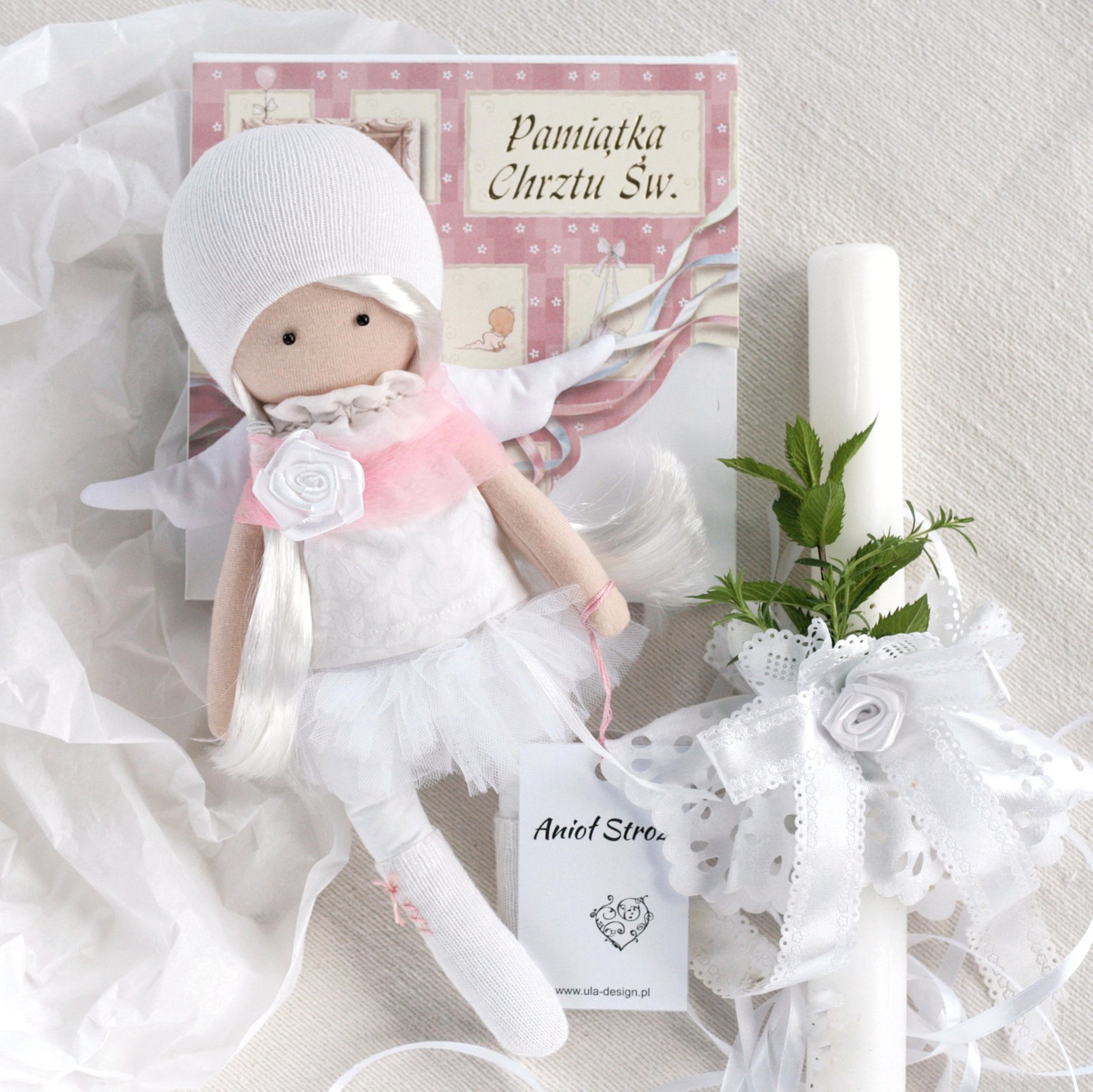 Maluszek jako pamiątka Chrztu św.